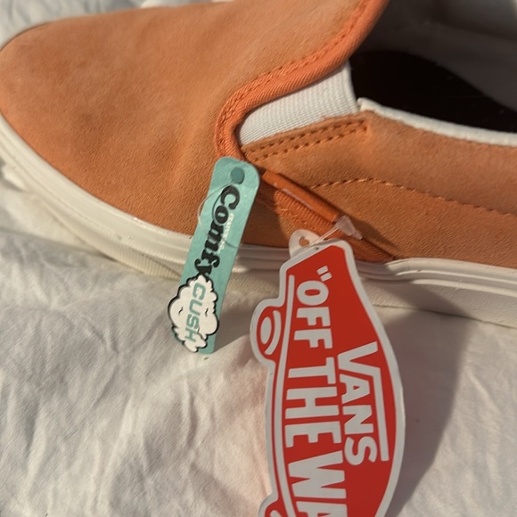Vans comfy off the wall loafers size 7 peach/orange - Picture 3 of 10